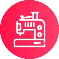 Sewing Machine Creative Icon Design vector