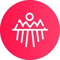 Field Creative Icon Design vector