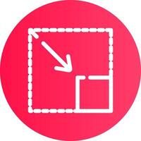 Downsizing Creative Icon Design vector