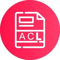 ACL Creative Icon Design vector