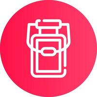 Milk Jar Creative Icon Design vector