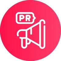 Public Relations Creative Icon Design vector