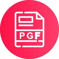 PGF Creative Icon Design vector