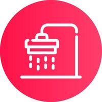 Shower Creative Icon Design vector