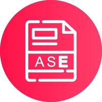 ASE Creative Icon Design vector