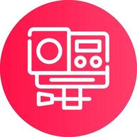 Action Camera Creative Icon Design vector