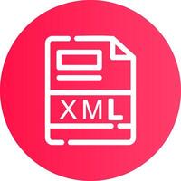 XML Creative Icon Design vector
