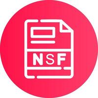 NSF Creative Icon Design vector