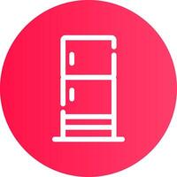 Fridge Creative Icon Design vector