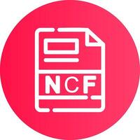 NCF Creative Icon Design vector