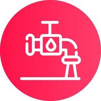 Water Tap Creative Icon Design vector