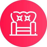 Armchair Creative Icon Design vector