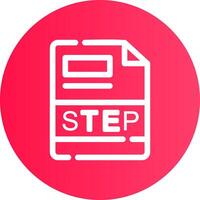 STEP Creative Icon Design vector