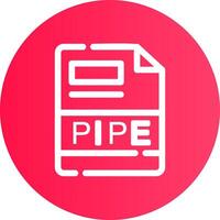 PIPE Creative Icon Design vector