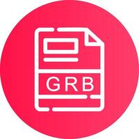 GRB Creative Icon Design vector