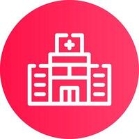 diseño de icono creativo de hospital vector