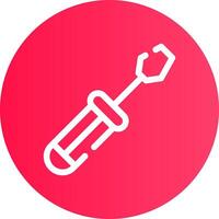 Screwdriver Creative Icon Design vector