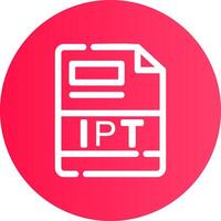 IPT Creative Icon Design vector