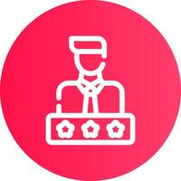 Brand Ambassador Creative Icon Design vector