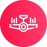 Airplane Creative Icon Design vector