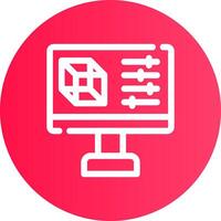 Simulation Creative Icon Design vector