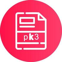 pk3 Creative Icon Design vector