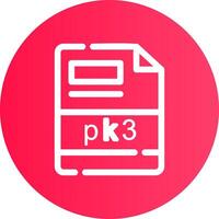 pk3 Creative Icon Design vector