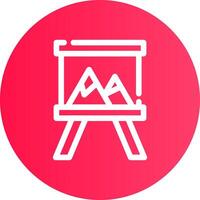 Canvas Creative Icon Design vector
