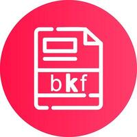 bkf Creative Icon Design vector