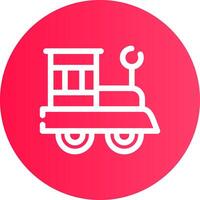 Train Creative Icon Design vector