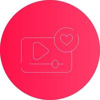 Interactive Video Creative Icon Design vector