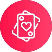 Playing Cards Creative Icon Design vector