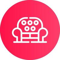 Sofa Creative Icon Design vector