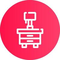 Side Table Creative Icon Design vector