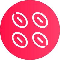 Blood Cells Creative Icon Design vector