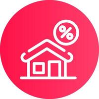 Home Mortgage Creative Icon Design vector