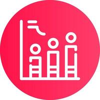 Histogram Creative Icon Design vector