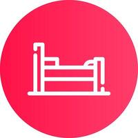 diseño de icono creativo de cama vector