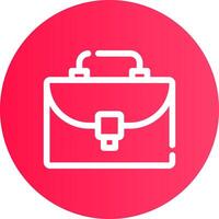 Camera Bag Creative Icon Design vector