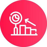 Predictive Analytics Creative Icon Design vector