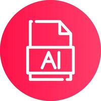 diseño de icono creativo de archivo ai vector