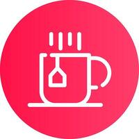 Tea Cup Creative Icon Design vector