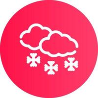 Snow Creative Icon Design vector