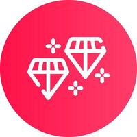 Diamonds Creative Icon Design vector