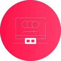 Digital Animation Creative Icon Design vector