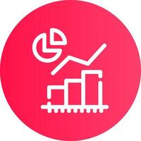 Statistical Analysis Creative Icon Design vector