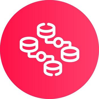 desestructurado datos creativo icono diseño vector