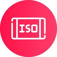 Iso Creative Icon Design vector