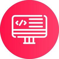 web programación creativo icono diseño vector