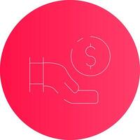 diseño de icono creativo de crowdfunding vector